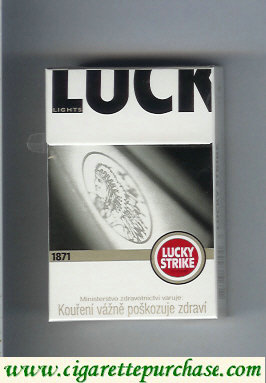 Lucky Strike 1871 Lights cigarettes hard box